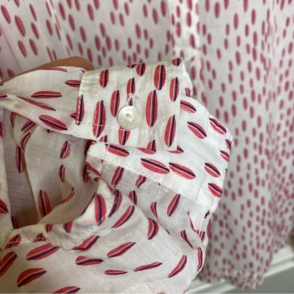 TOMMY HILFIGAR Light Cotton Long Sleeve Tunic Top - Picture 2 of 7